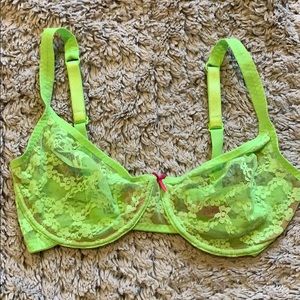 New Betsey Johnson Lace Underwire Bra